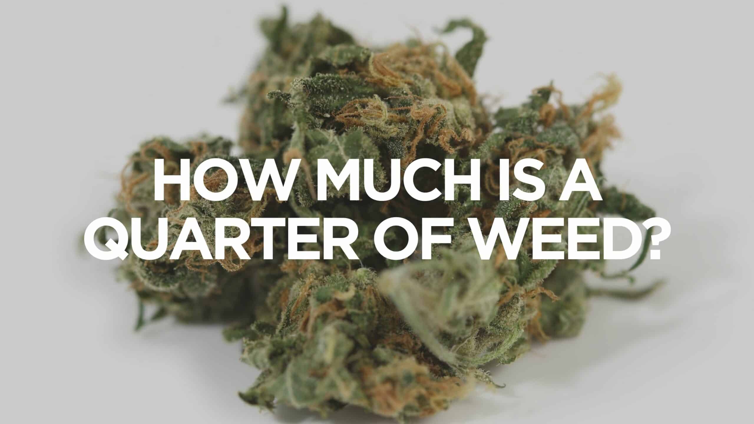 How Much Is Weed –