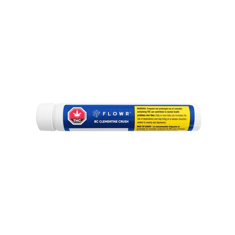 Flowr : BC CLEMENTINE CRUSH PRE-ROLLS 1 Flowr BC CLEMENTINE CRUSH PRE-ROLLS A