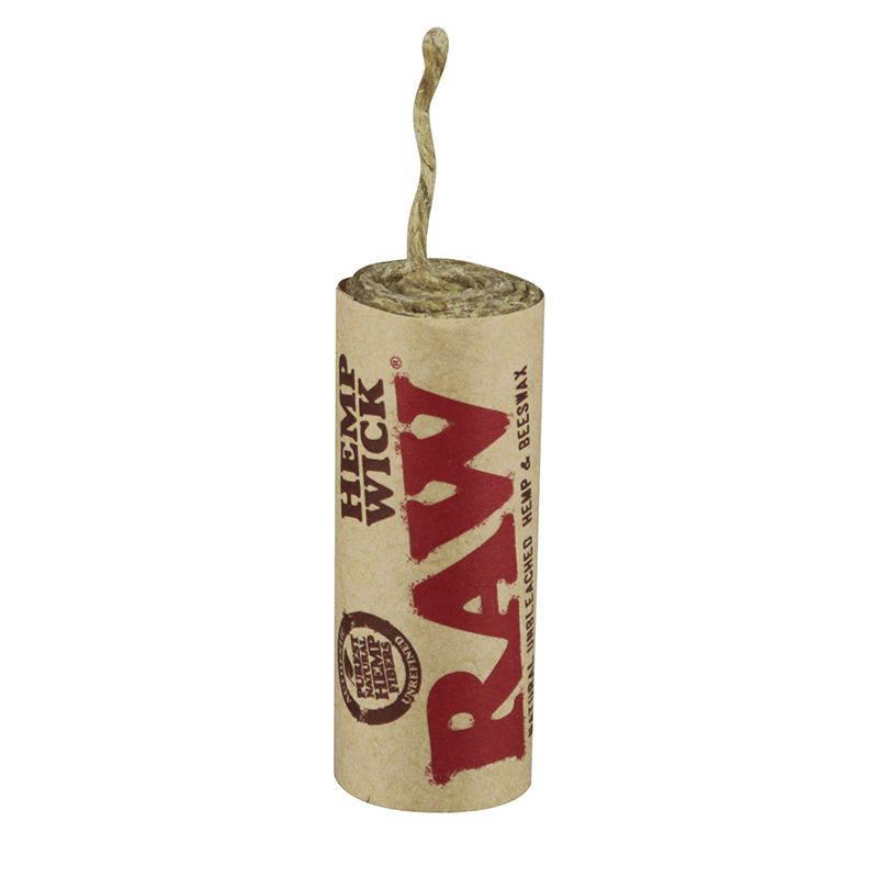 Raw : HEMP WICK 20ft 3 Raw HEMP WICK ft a