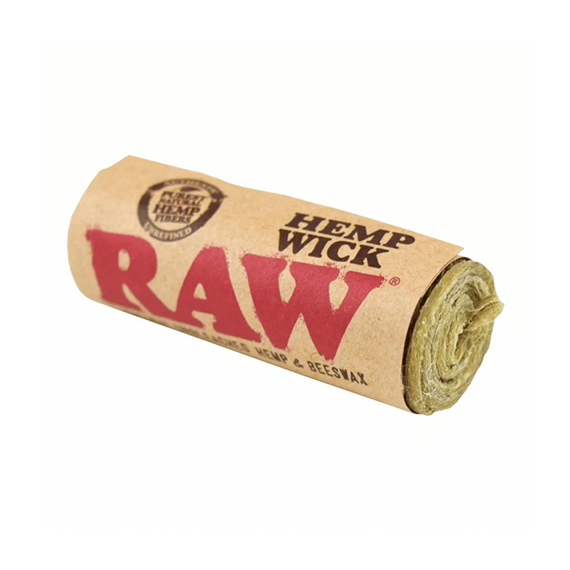 Raw : HEMP WICK 20ft 4 Raw HEMP WICK ft b