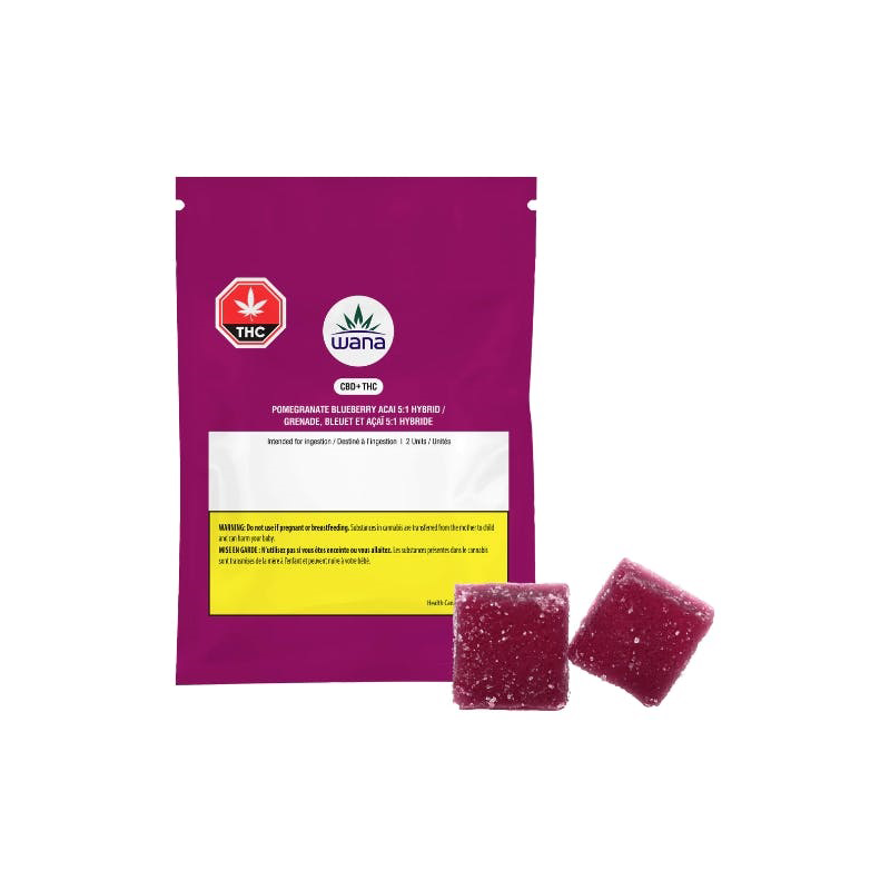 Wana: Pomegranate Blueberry Acai 5:1 3 Wana Pomegranate Blueberry Acai 5 in 1 B