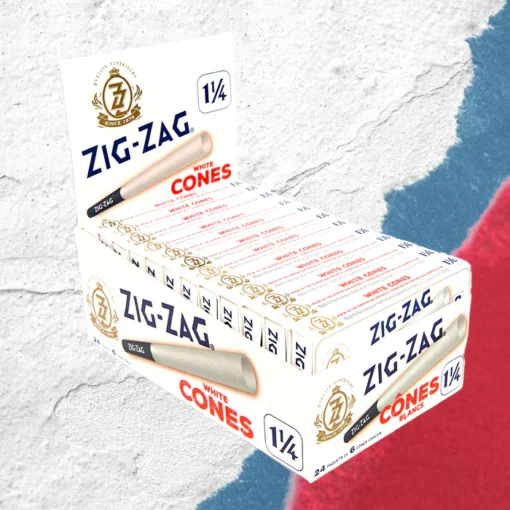 Zig Zag Papers White Papers Pre Rolled Cones