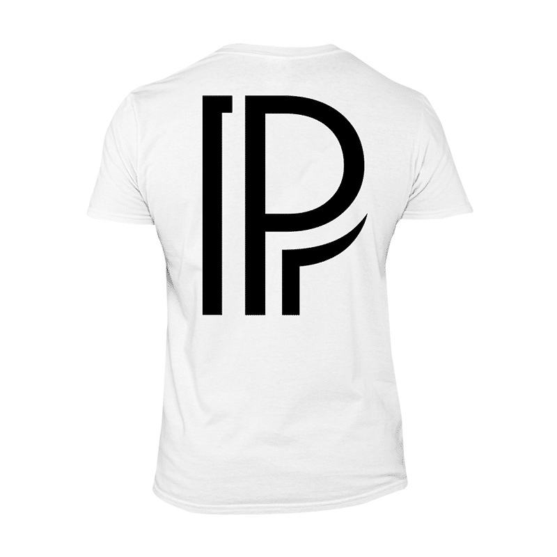 Pistol and Paris: T-Shirt - White 5 Pistol and Paris T Shirt White b