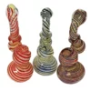 Glass Bubbler Genuine Pipe Co Stand Up Swirl