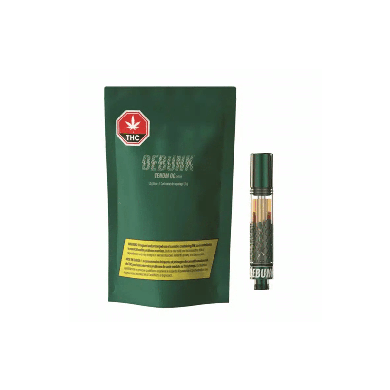 Debunk : VENOM OG SATIVA 510 THREAD CARTRIDGE 3 Debunk VENOM OG SATIVA THREAD CARTRIDGE nd