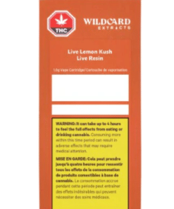 Wildcard Extracts : LIVE LEMON KUSH LIVE RESIN VAPE (OG Kush x Apricot Kush)