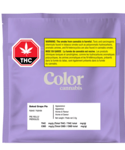 Color Cannabis : BAKED GRAPE PIE PRE-ROLLS