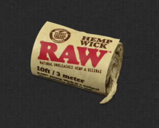 Raw : Hemp Wick 10Ft (Maq)