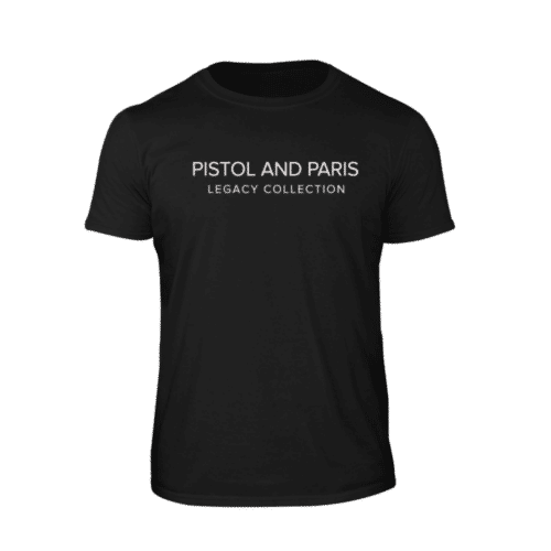 Pistol And Pairs: T-Shirt Legacy Collection - Black