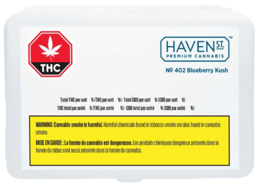 Haven St.: Blueberry Kush Pre-Roll (No. 402)