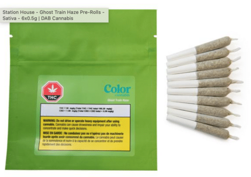 Color Cannabis: Ghost Train Haze Pre-Rolls