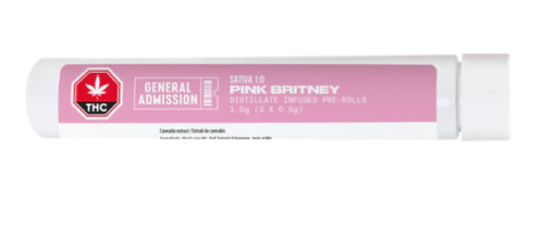 General Admission : Pink Britney Distillate Infused Pre-Rolls (Pink Guava)