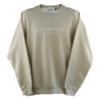 Pistol And Paris: Private Collection Crew Sweatshirt (Sand With White Lettering)
