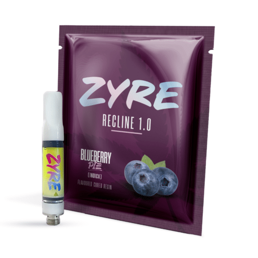 Zyre : Recline 1.0-Blueberry Pie Vape Cartridge (Pink Kush )