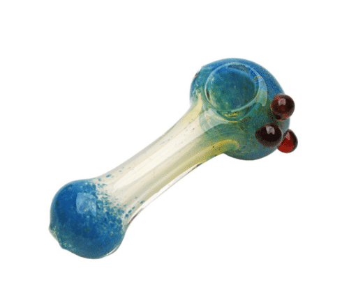 Genuine Pipe Co : GLASS PIPE 4" FUMED AND TIPPED