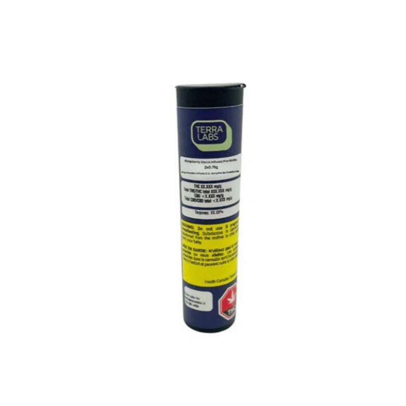 Terra Labs : RASPBERRY STORM DIAMOND INFUSED PRE-ROLLS 4 Terra Labs RASPBERRY STORM DIAMOND INFUSED PRE ROLLS nd