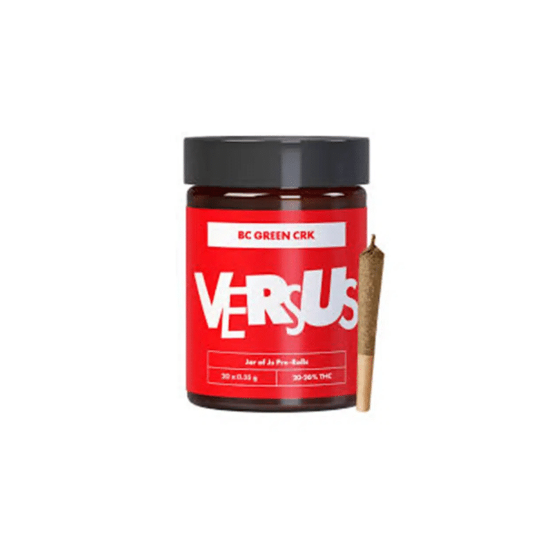 Versus : BC GREEN CRK JAR OF JS PRE-ROLLS 3 Versus BC GREEN CRK JAR OF JS PRE ROLLS secondary