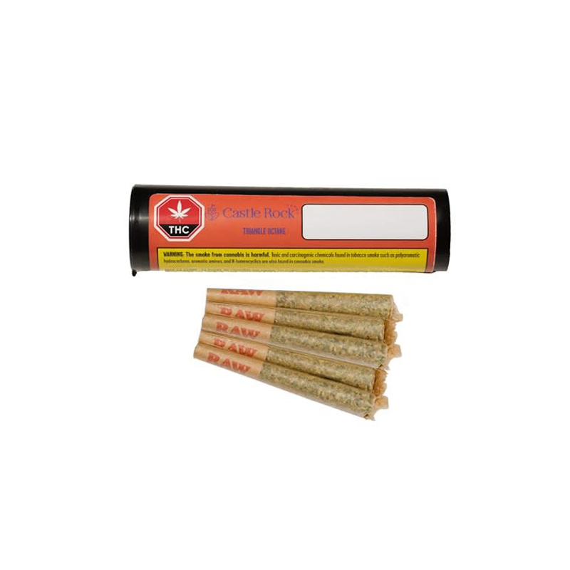 Castle Rock Farms : TRIANGLE OCTANE PRE-ROLLS 3 Castle Rock Farms TRIANGLE OCTANE PRE-ROLLS B