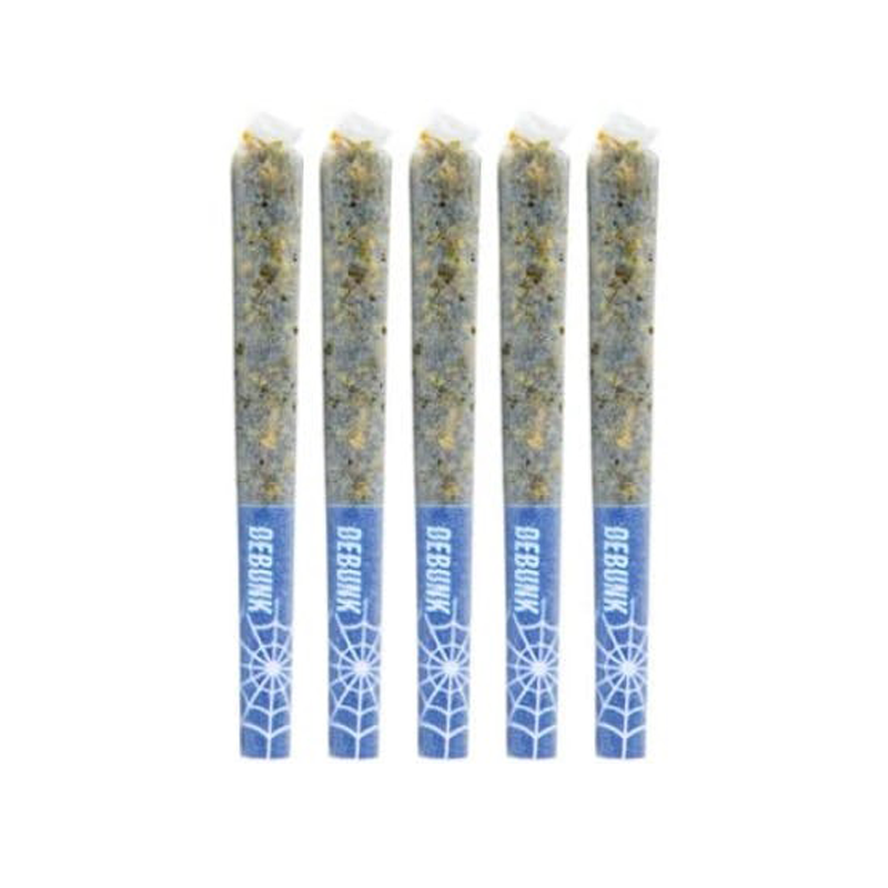Debunk : BLUE WIDOW INDICA CRUSHED DIAMOND INFUSED PRE-ROLL 1 Debunk BLUE WIDOW INDICA CRUSHED DIAMOND INFUSED PRE-ROLL A