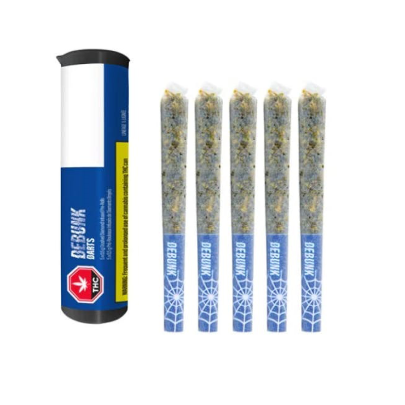 Debunk : BLUE WIDOW INDICA CRUSHED DIAMOND INFUSED PRE-ROLL 3 Debunk BLUE WIDOW INDICA CRUSHED DIAMOND INFUSED PRE-ROLL B