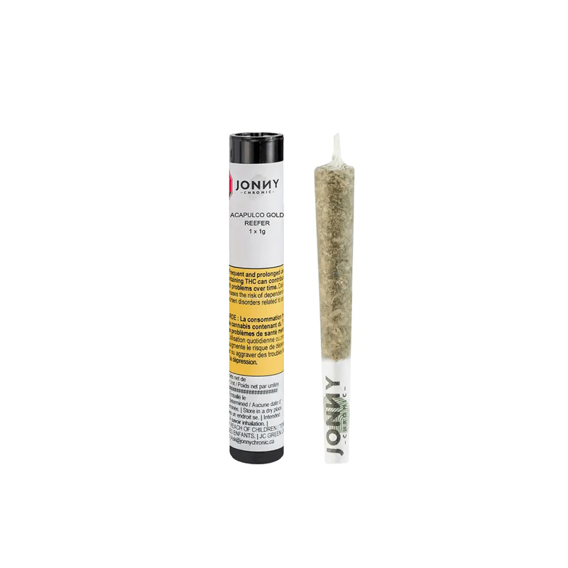 Jonny Chronic : ACAPULCO GOLD PRE-ROLL - 1 x 1g 4 Jonny Chronic ACAPULCO GOLD PRE-ROLL – 1 x 1g C