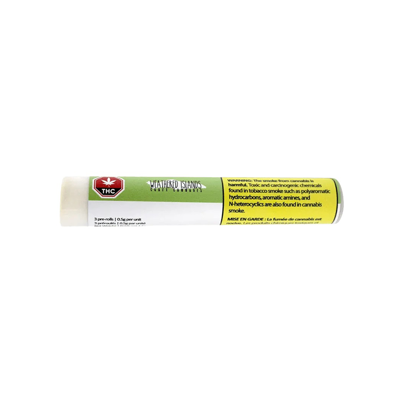 Weathered Islands Craft Cannabis : TIMEWARP DREAM PRE-ROLLS (TEXADA TIMEWARP) 3 Weathered Islands Craft Cannabis TIMEWARP DREAM PRE-ROLLS (TEXADA TIMEWARP) B
