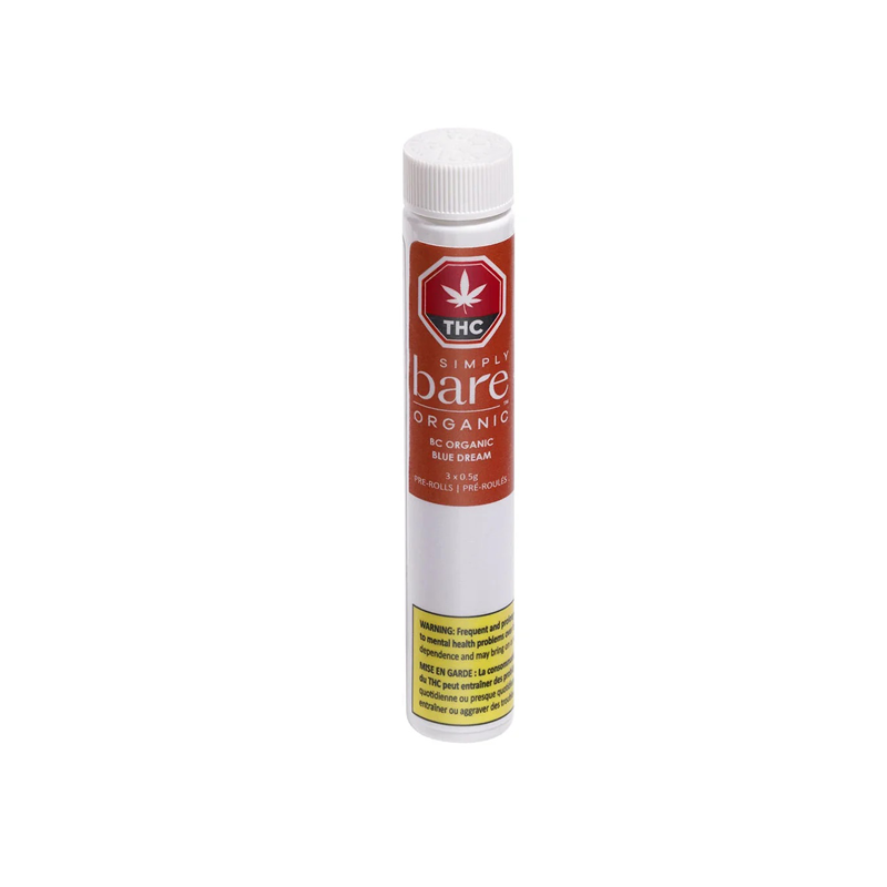 Simply Bare : BC ORGANIC BLUE DREAM PRE-ROLL 3 Simply Bare BC ORGANIC BLUE DREAM PRE-ROLL B