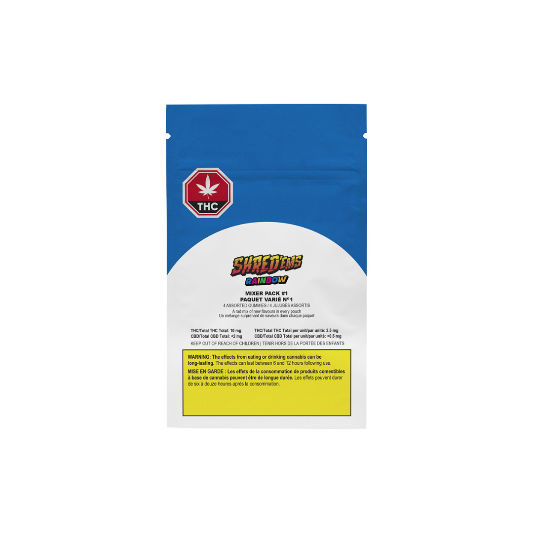 Shred'ems : RAINBOW PACK VARIETY 1 Shred'ems : RAINBOW PACK VARIETY