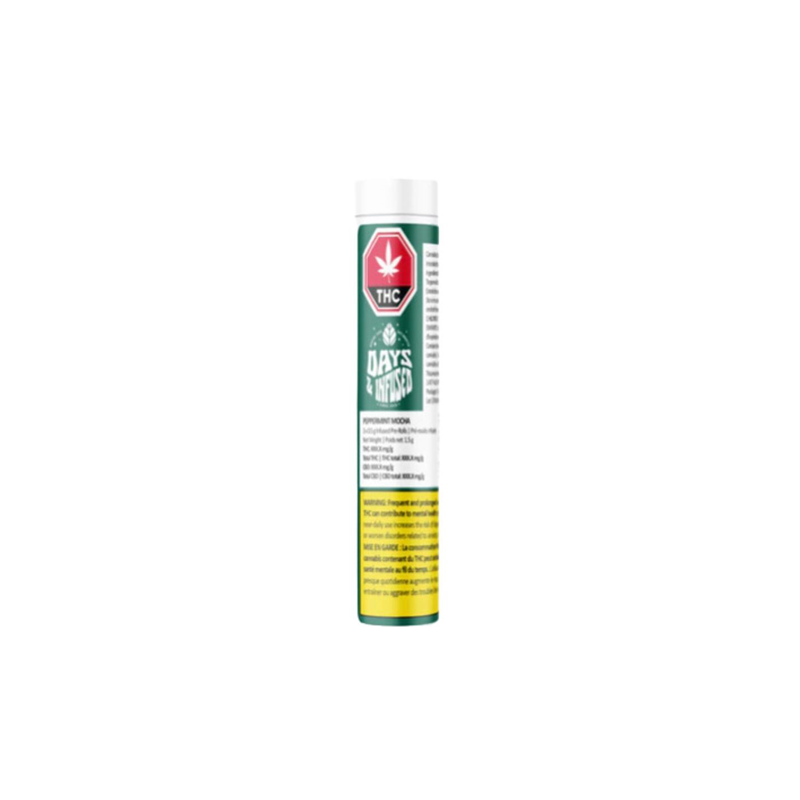 Days & Infused : PEPPERMINT MOCHA INFUSED PRE-ROLL 2 Days & Infused PEPPERMINT MOCHA INFUSED PRE-ROLL B