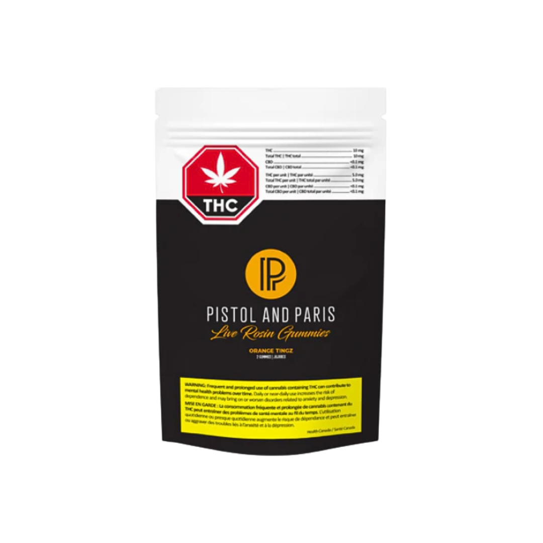 Pistol and Paris : ORANGE TINGZ HASH ROSIN CHEWS (SUGAR FREE) 3 Pistol and Paris : ORANGE TINGZ HASH ROSIN CHEWS (SUGAR FREE) - Image 3