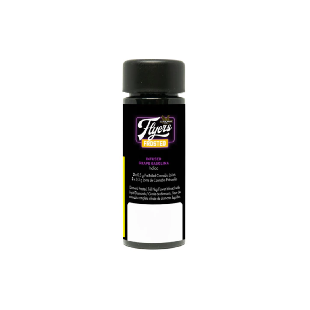 Claybourne : FROSTED FLYERS INFUSED GRAPE GASOLINA PRE-ROLLS 2 Claybourne : FROSTED FLYERS INFUSED GRAPE GASOLINA PRE-ROLLS - Image 2
