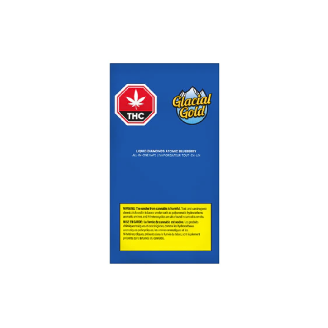 Glacial Gold : LIQUID DIAMONDS ATOMIC BLUEBERRY ALL-IN-ONE VAPE 2 Glacial Gold : LIQUID DIAMONDS ATOMIC BLUEBERRY ALL-IN-ONE VAPE - Image 2