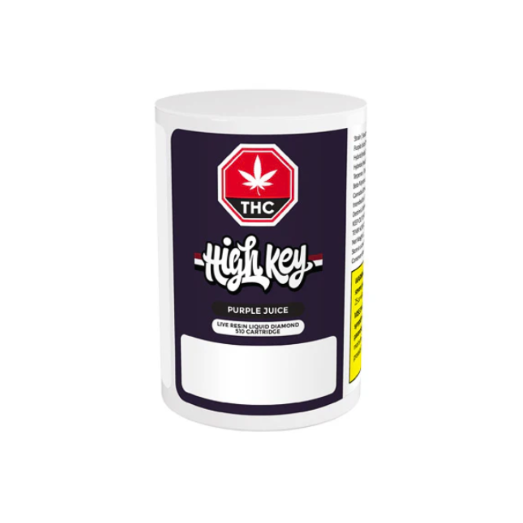High Key : PURPLE JUICE LIVE RESIN LIQUID DIAMOND CARTRIDGE 2 High Key : PURPLE JUICE LIVE RESIN LIQUID DIAMOND CARTRIDGE - Image 2