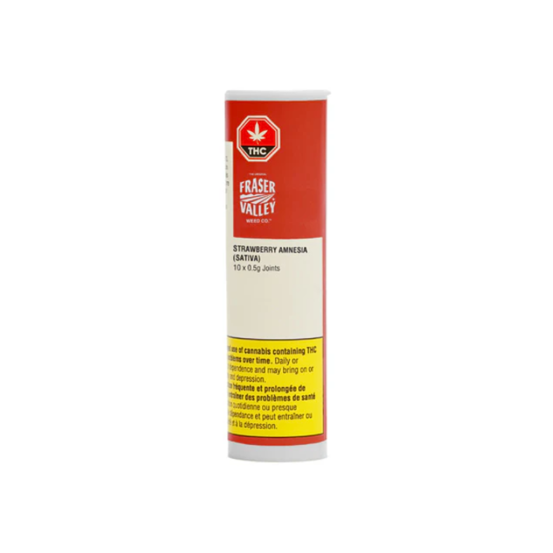 The Original Fraser Valley Weed Co. : STRAWBERRY AMNESIA PRE-ROLLS 2 The Original Fraser Valley Weed Co. : STRAWBERRY AMNESIA PRE-ROLLS - Image 2