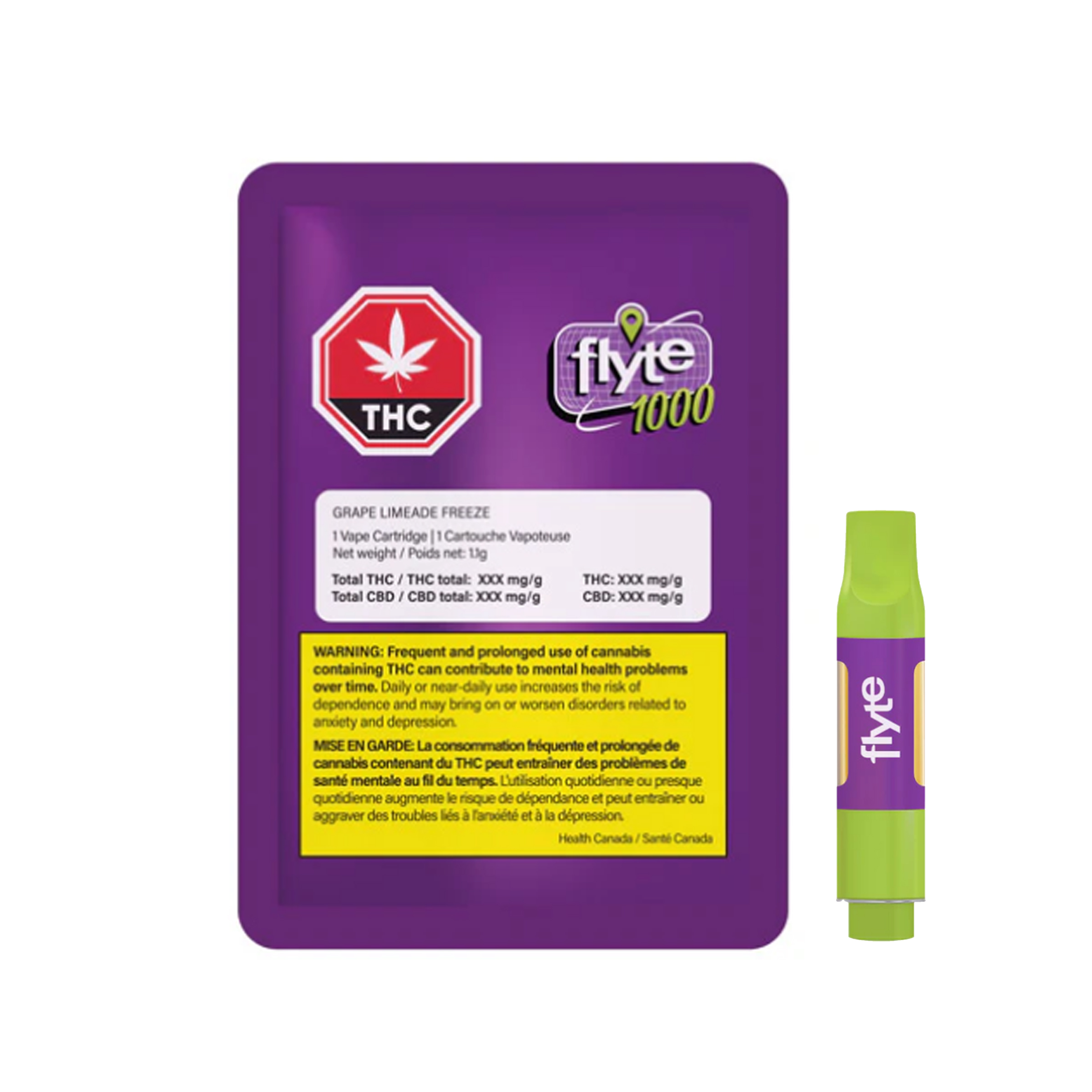 Flyte : GRAPE LIMEADE FREEZE CARTRIDGE 1 Flyte : GRAPE LIMEADE FREEZE CARTRIDGE