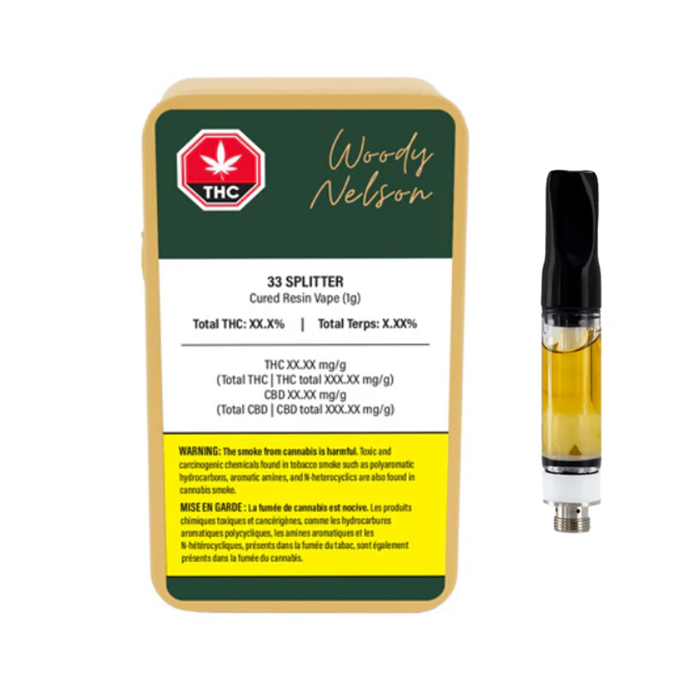 Woody Nelson : 33 SPLITTER CURED RESIN VAPE LTO 2 Woody Nelson : 33 SPLITTER CURED RESIN VAPE LTO - Image 2