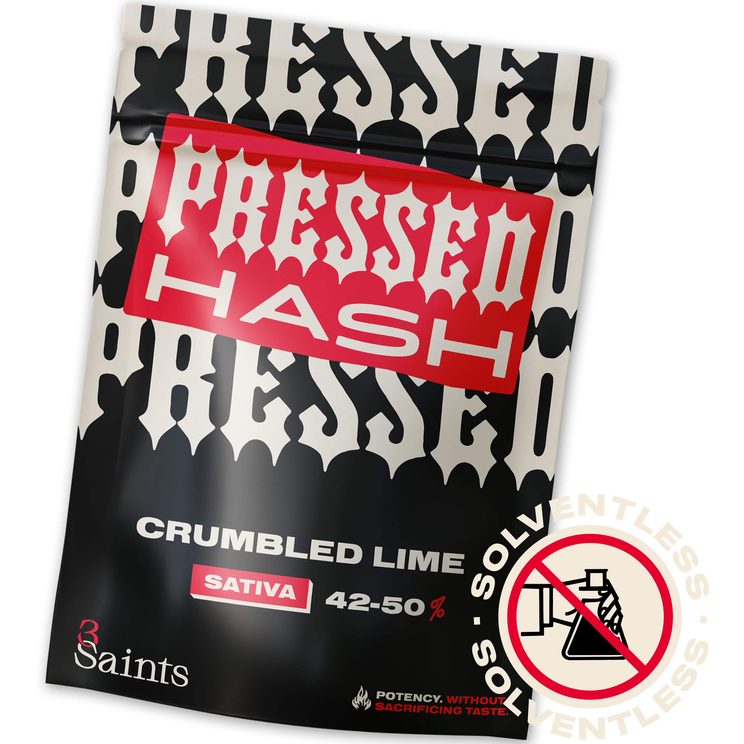 3Saints : CRUMBLED LIME PRESSED HASH - 2g 2 3Saints : CRUMBLED LIME PRESSED HASH - 2g - Image 2