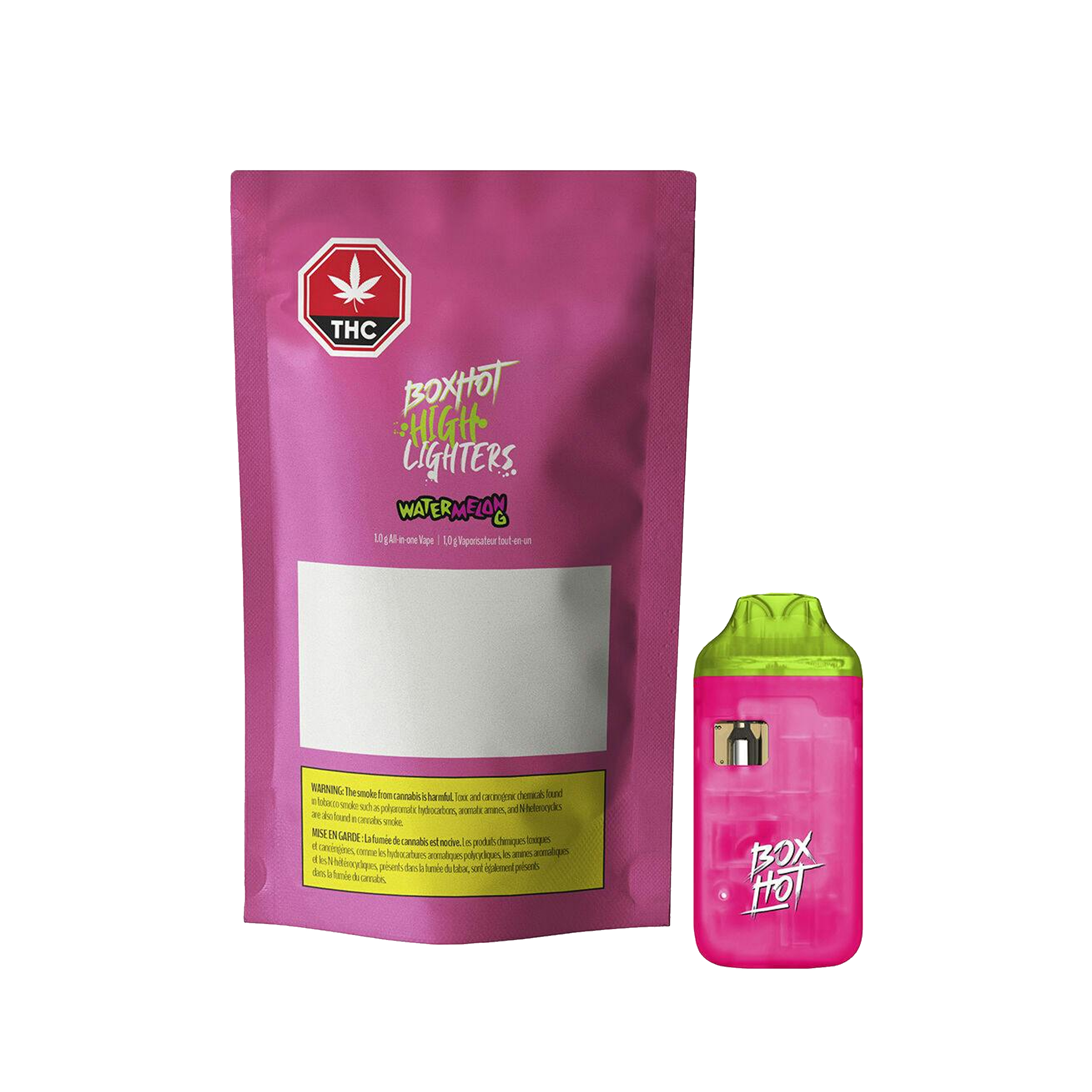Boxhot : HIGHLIGHTERS WATERMELON G ALL-IN-ONE VAPE 1g 1 Boxhot : HIGHLIGHTERS WATERMELON G ALL-IN-ONE VAPE 1g