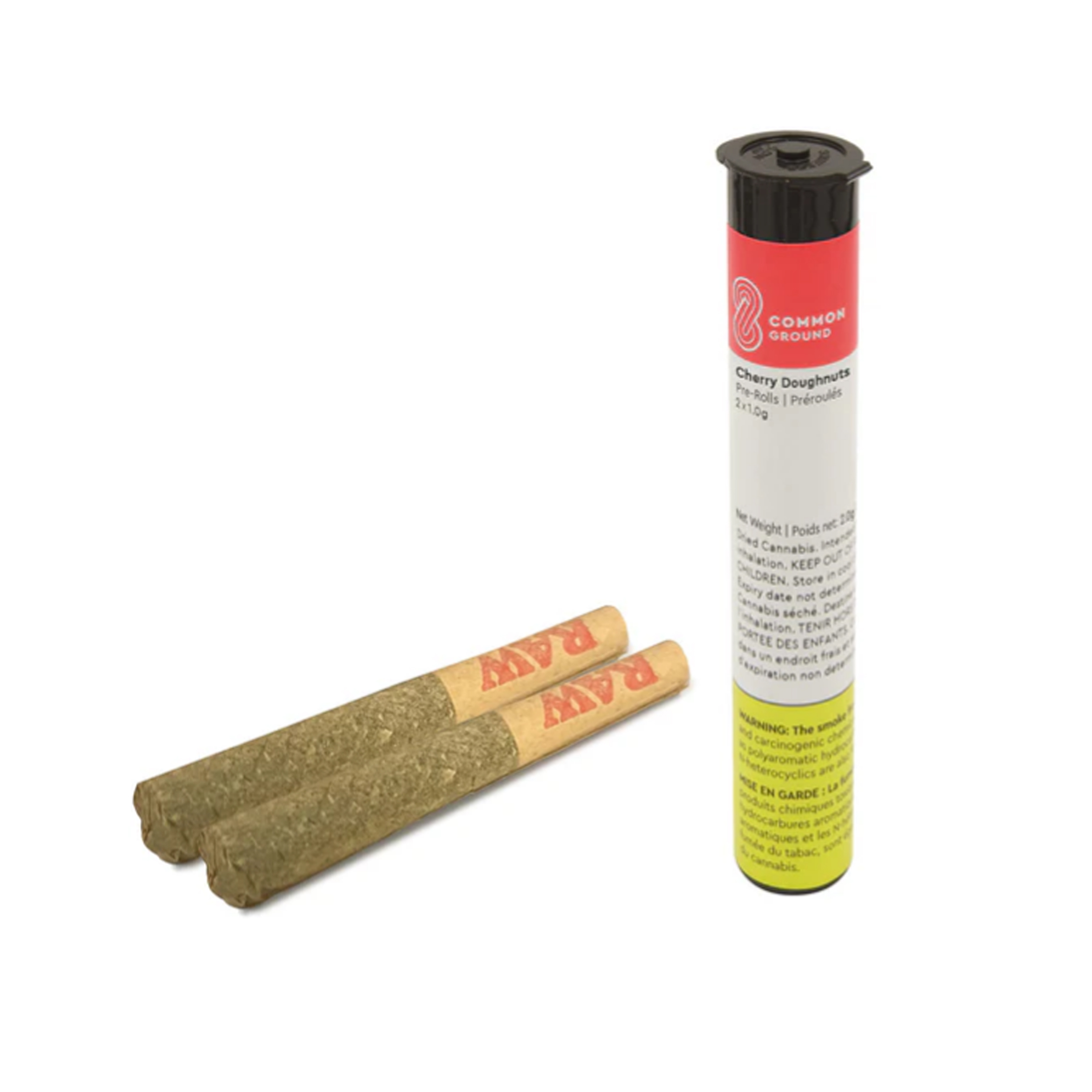 Common Ground : CHERRY DOUGHNUTS PRE-ROLLS - 2 x 1g 1 Common Ground : CHERRY DOUGHNUTS PRE-ROLLS - 2 x 1g