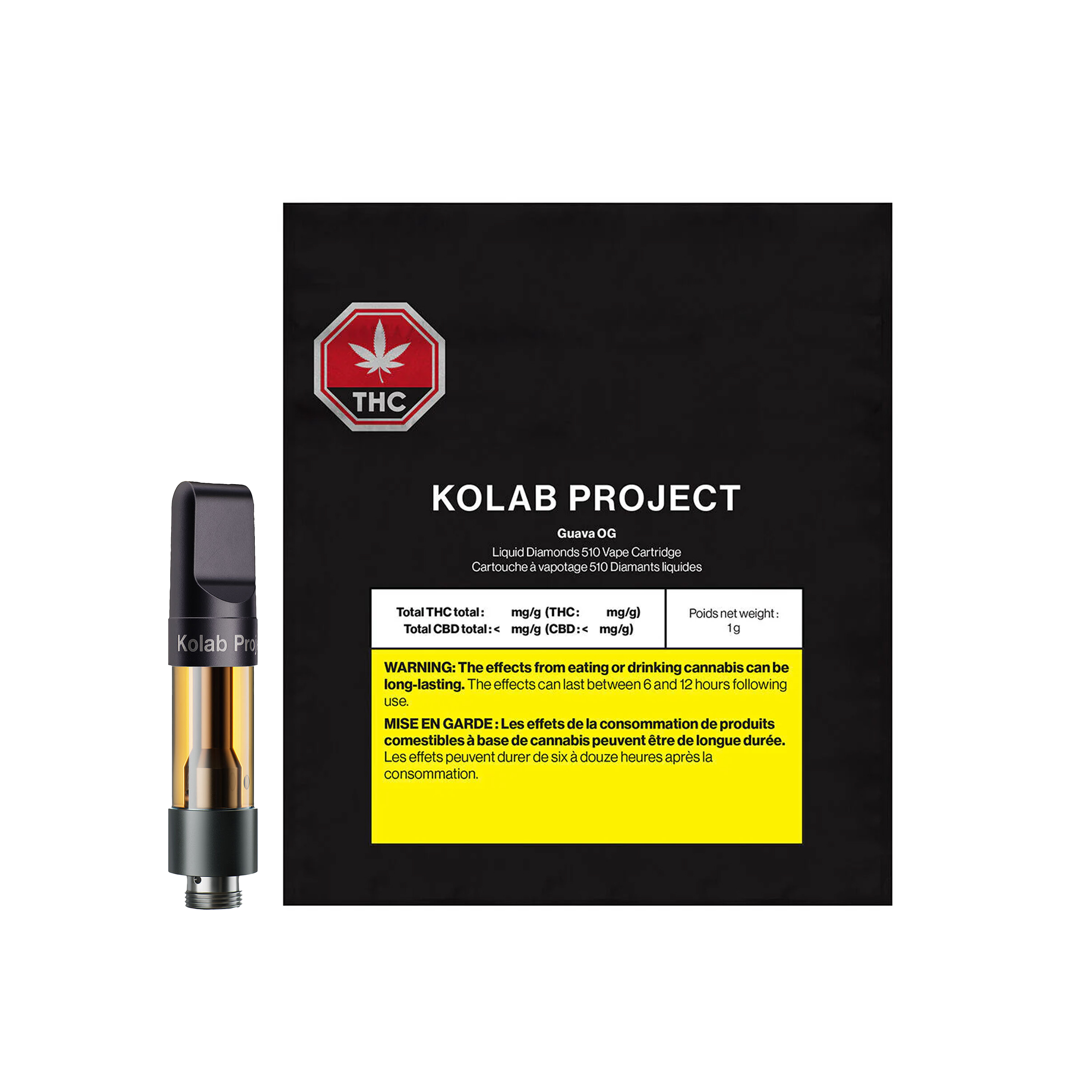 Kolab Project : GUAVA OG DIAMONDS 510 THREAD CARTRIDGE 1 Kolab Project : GUAVA OG DIAMONDS 510 THREAD CARTRIDGE