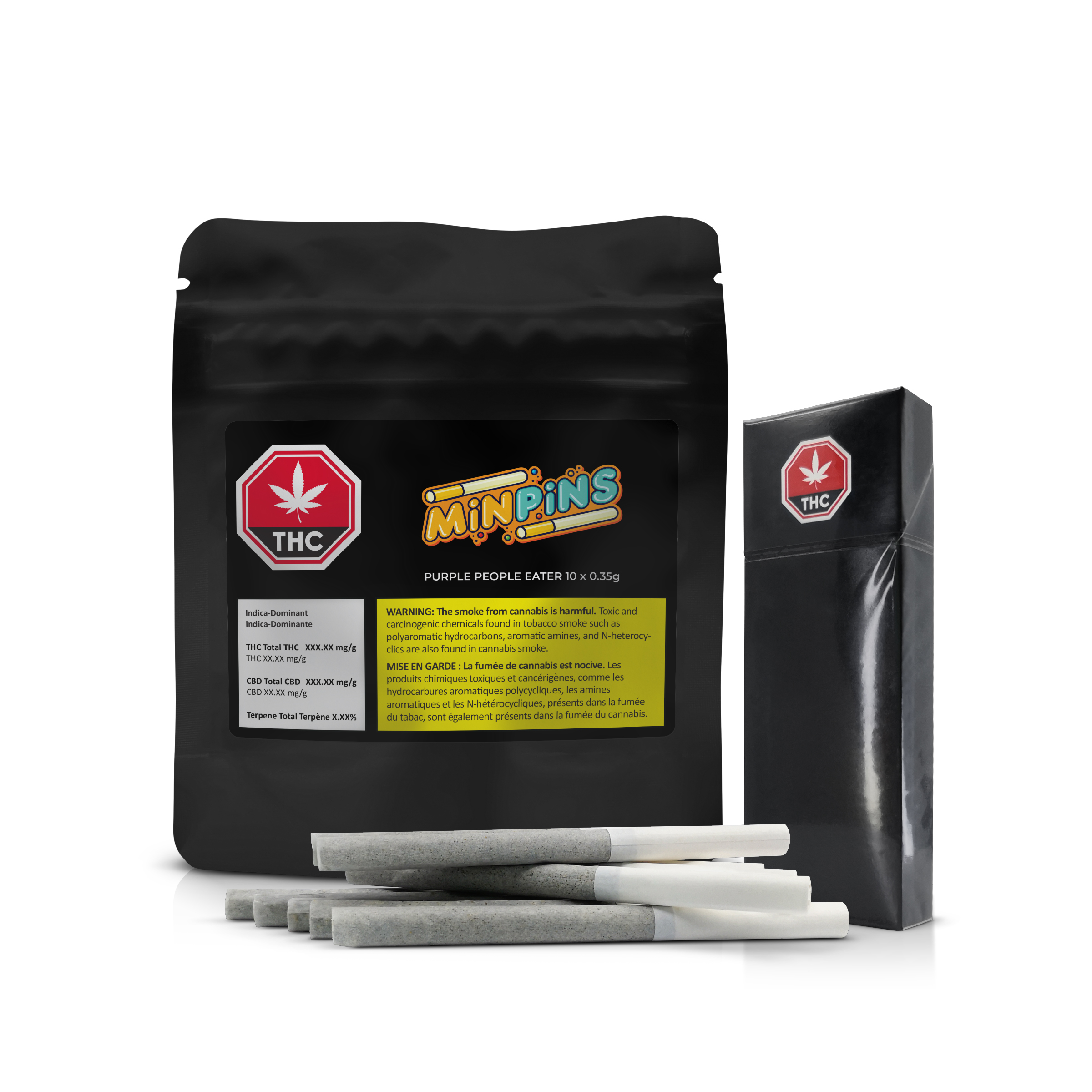 Minpins : PURPLE PEOPLE EATER PRE-ROLLS 1 Minpins : PURPLE PEOPLE EATER PRE-ROLLS