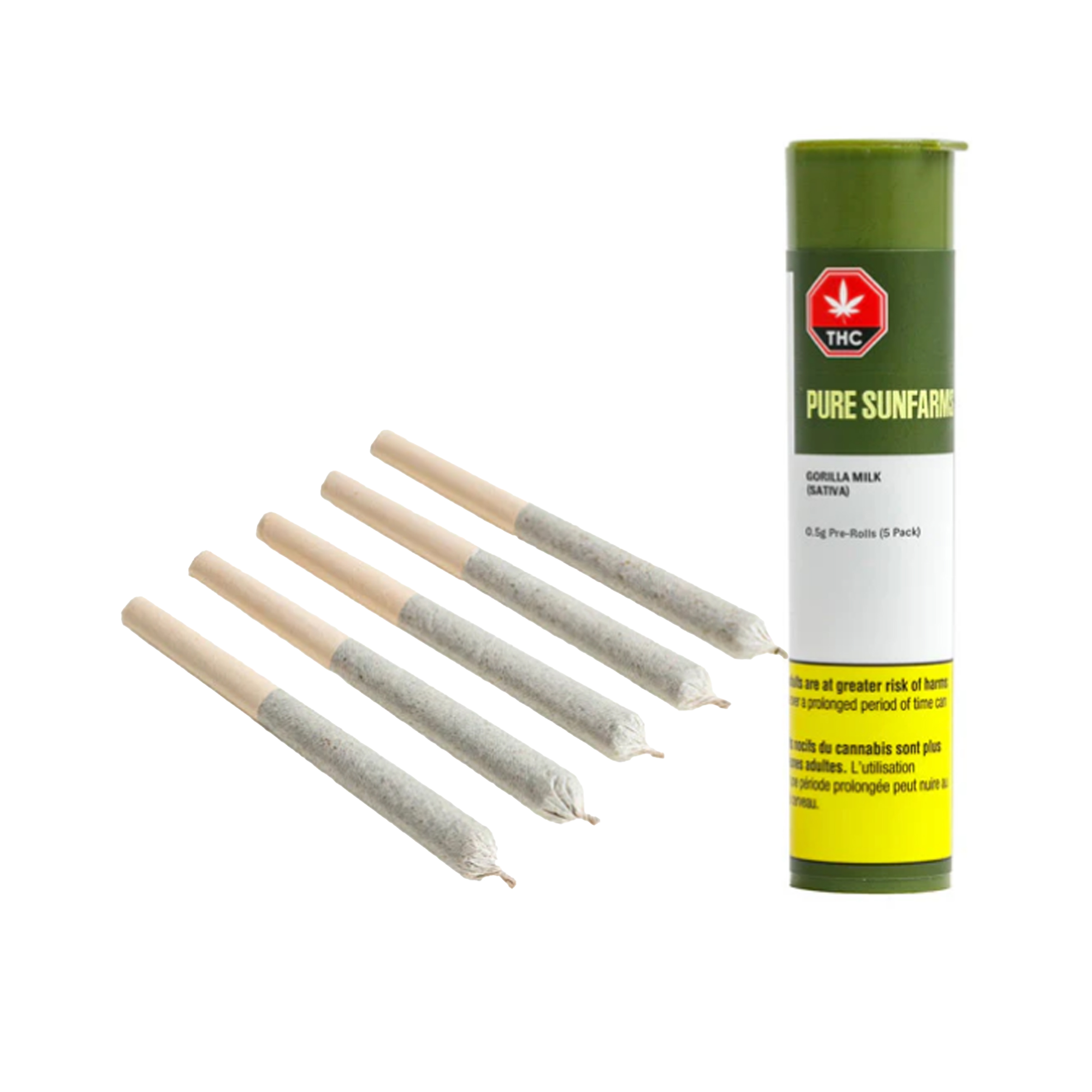 Pure Sunfarms : GORILLA MILK PRE-ROLLS 1 Pure Sunfarms : GORILLA MILK PRE-ROLLS