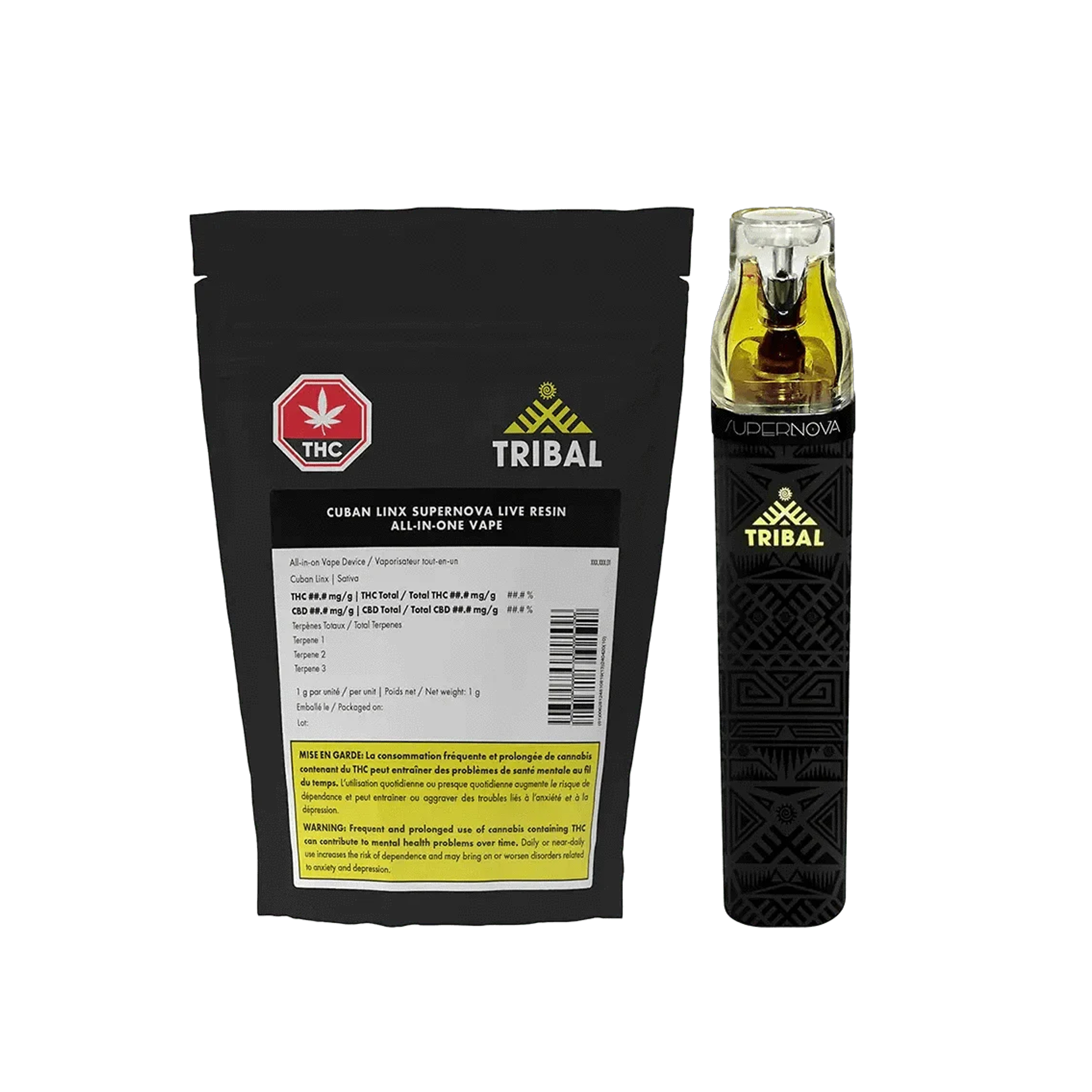 Tribal : CUBAN LINX SUPERNOVA LIVE RESIN ALL-IN-ONE - 1g 1 Tribal : CUBAN LINX SUPERNOVA LIVE RESIN ALL-IN-ONE - 1g