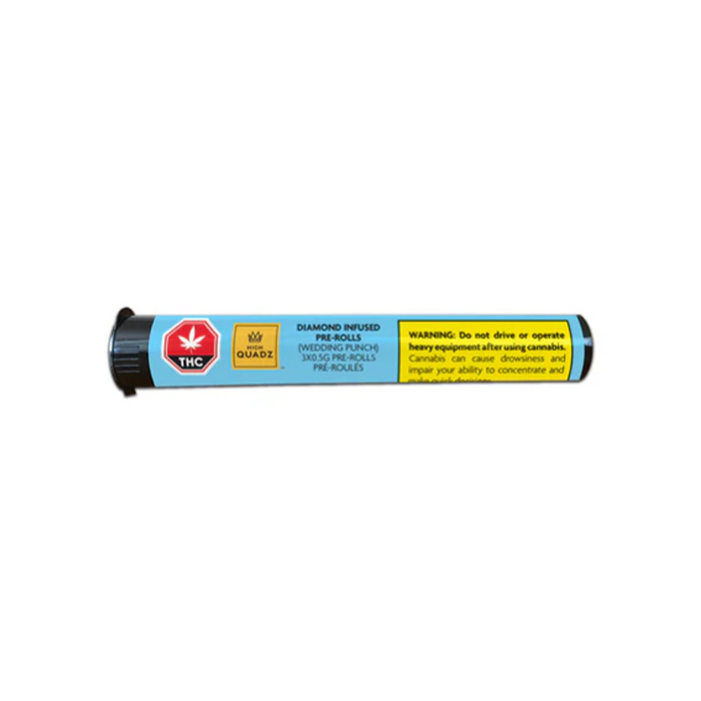 High Quadz : DIAMOND INFUSED PRE-ROLLS (WEDDING PUNCH) 1 High Quadz : DIAMOND INFUSED PRE-ROLLS (WEDDING PUNCH)