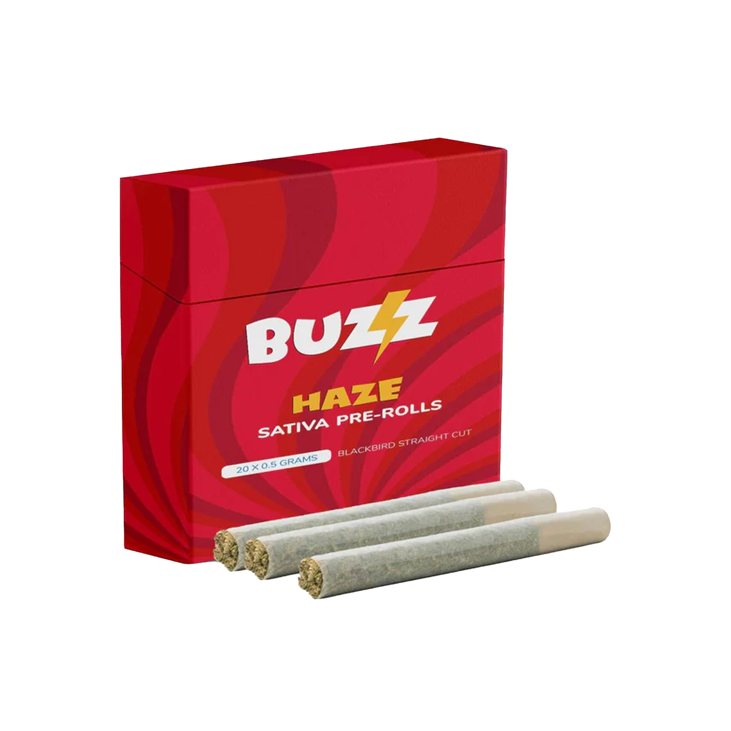 Buzz : HAZE SATIVA PRE-ROLLS - 20 x 0.5g 1 Buzz : HAZE SATIVA PRE-ROLLS - 20 x 0.5g