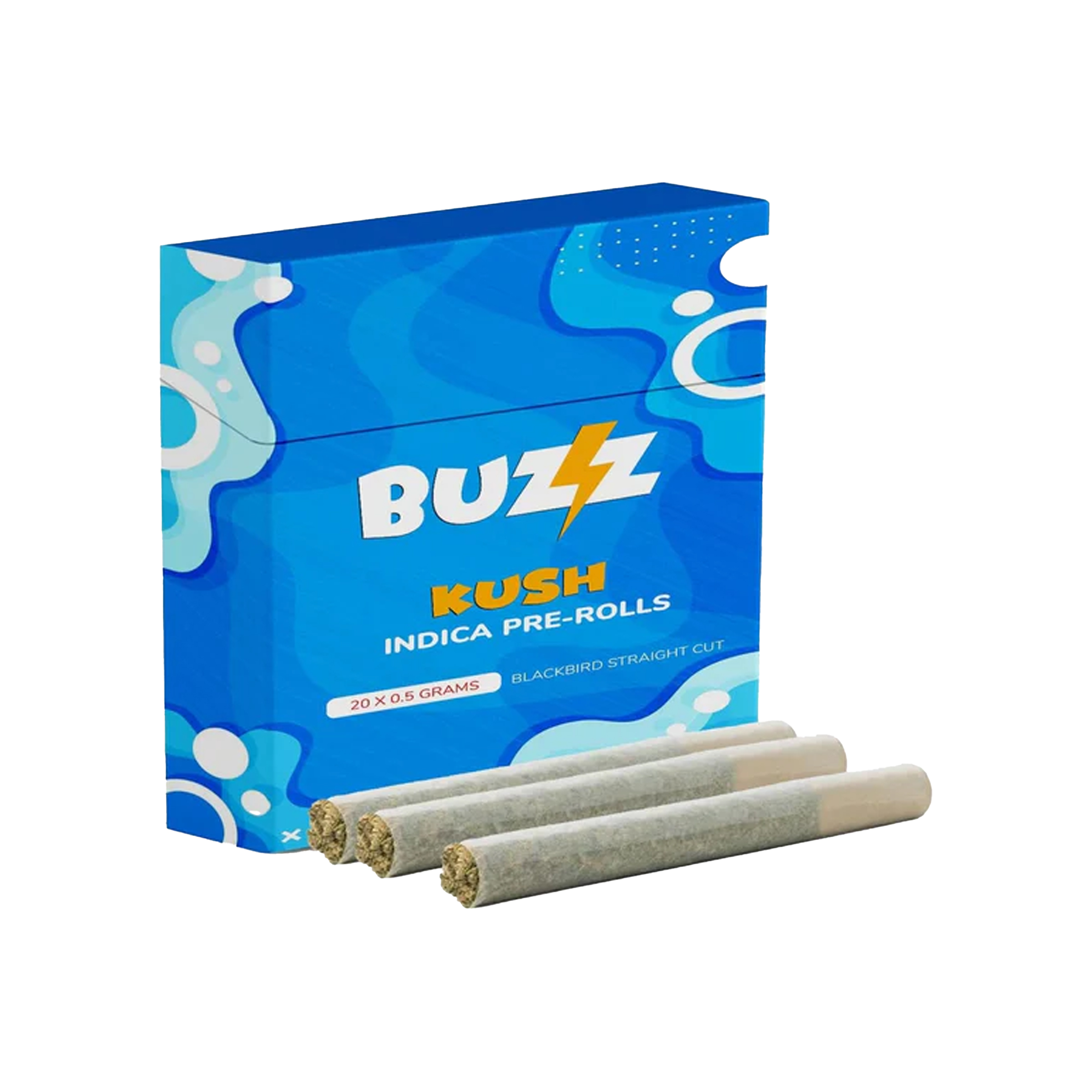 Buzz : KUSH INDICA PRE-ROLLS - 20 x 0.5g 1 Buzz : KUSH INDICA PRE-ROLLS - 20 x 0.5g