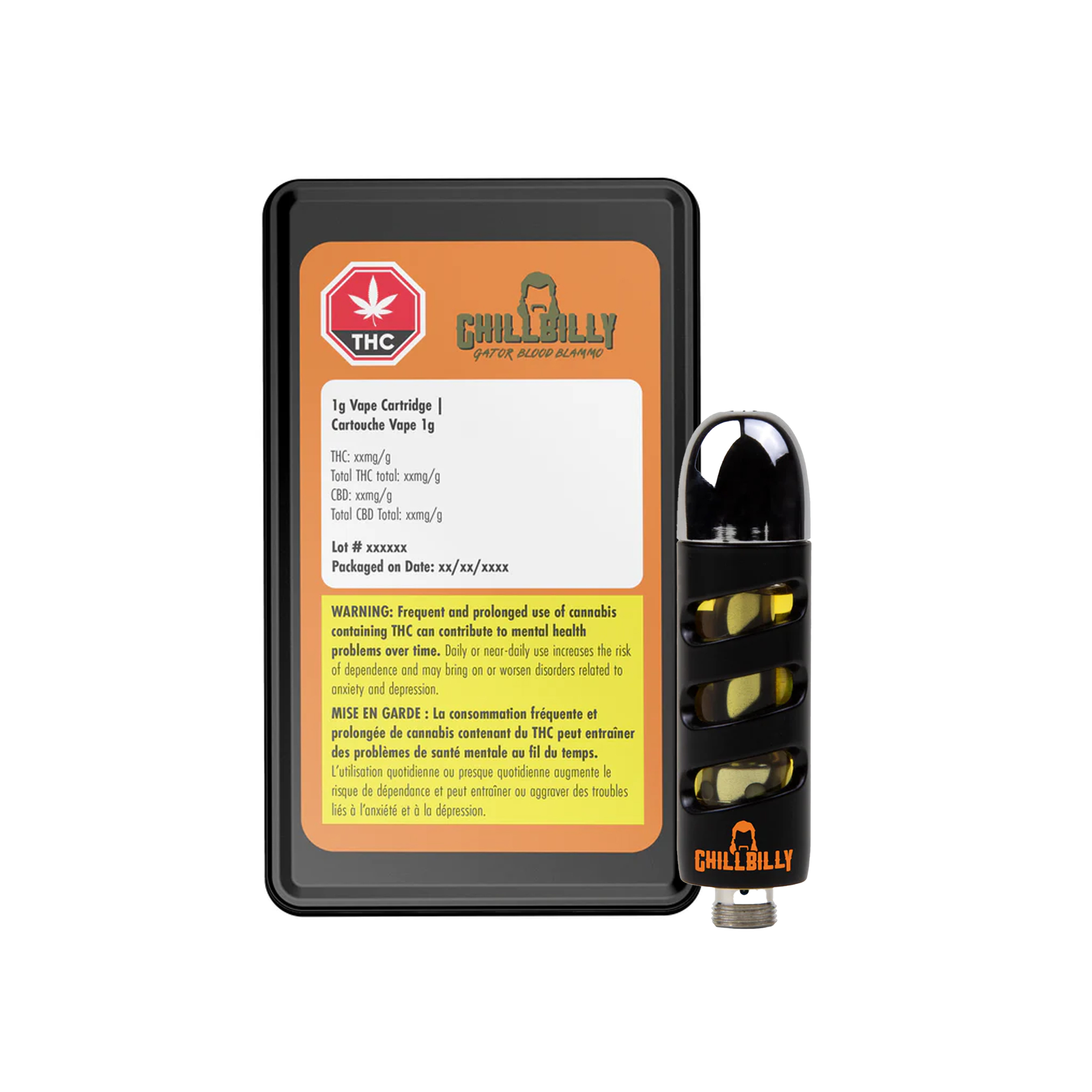 ChillBilly : GATOR BLOOD BLAMMO 510 CART - 1g 1 ChillBilly : GATOR BLOOD BLAMMO 510 CART - 1g