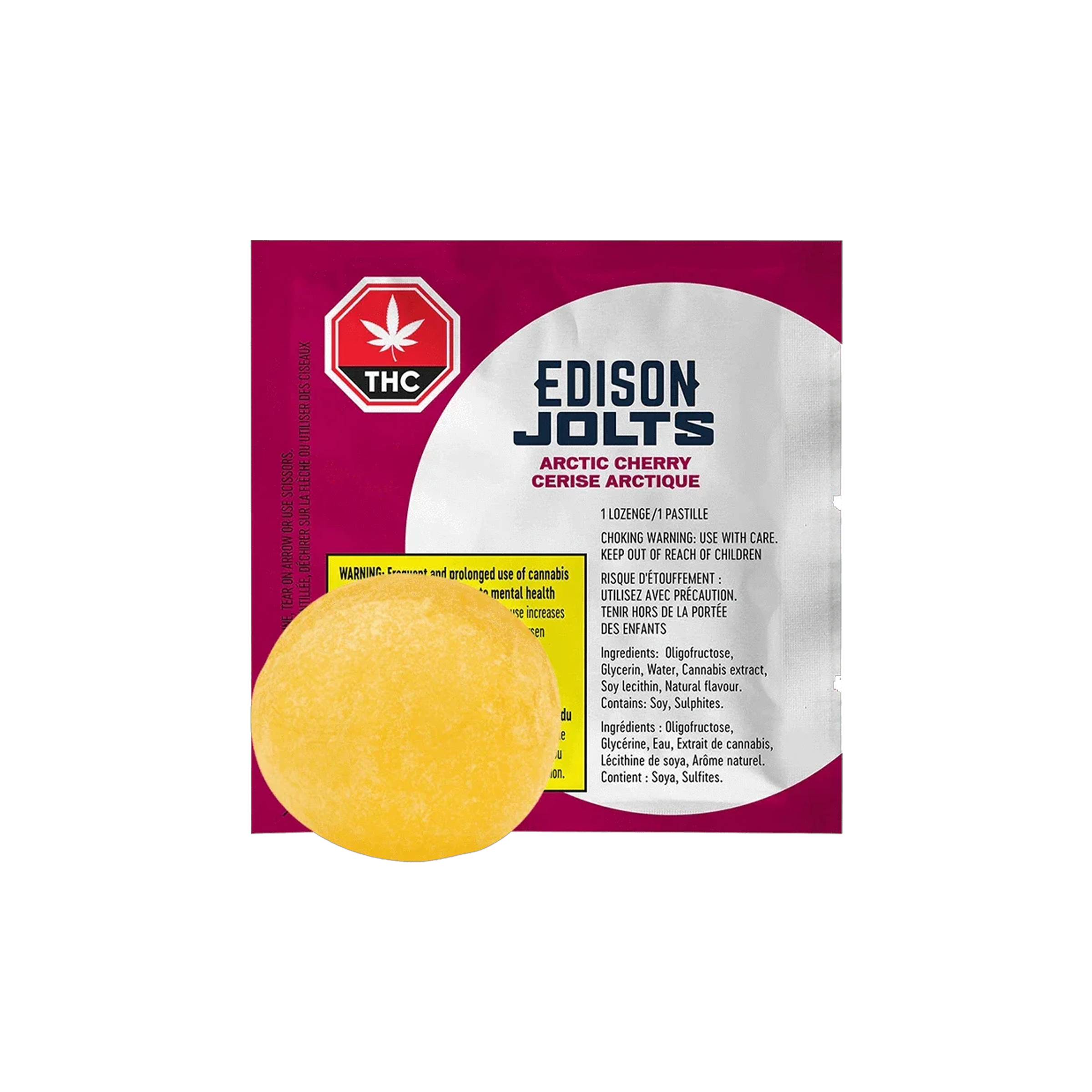 Edison : JOLTZ ARCTIC CHERRY LOZENGES - 1 x 10mg 1 Edison : JOLTZ ARCTIC CHERRY LOZENGES - 1 x 10mg