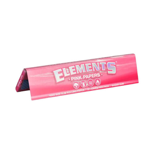 Elements : Rolling Papers Pink Classic King Size