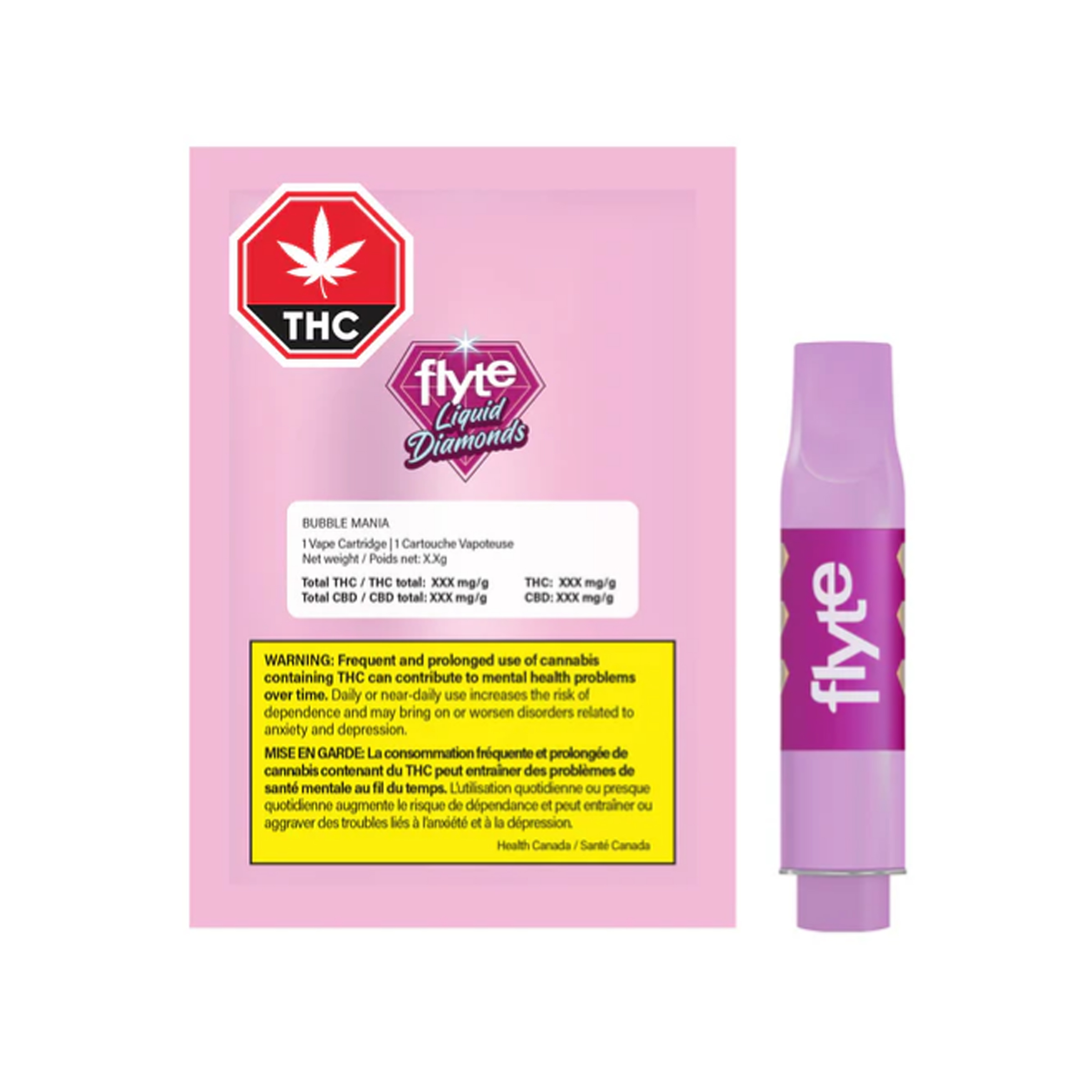 Flyte : BUBBLE MANIA ICE LIQUID DIAMOND BLEND CARTRIDGE - 1g 1 Flyte : BUBBLE MANIA ICE LIQUID DIAMOND BLEND CARTRIDGE - 1g